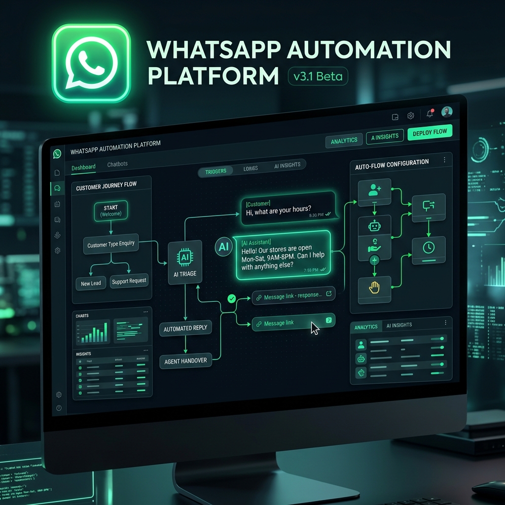 WhatsApp comercial organizado